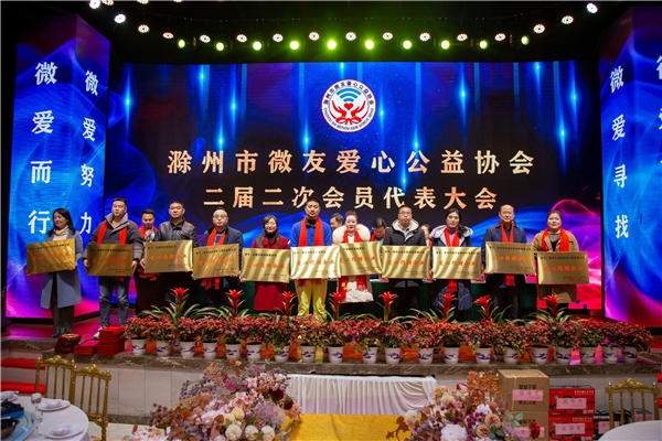 公司作為愛心捐贈企業(yè)，贊助滁州市微友愛心公益協(xié)會5周年感恩慶典年會